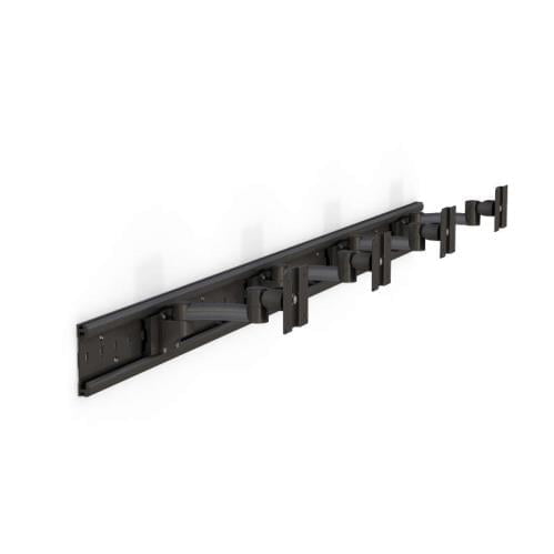 772507 wall horizontal mount four monitor with arm