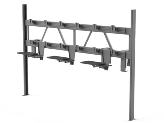 772508 free standing computer and video wall bracket