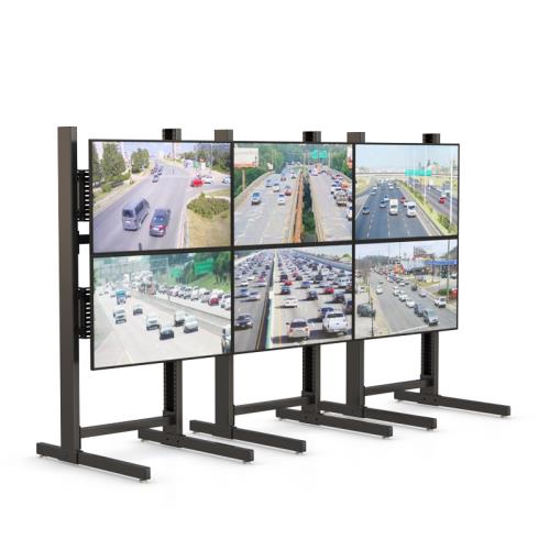 772514 multiple monitor floor stand