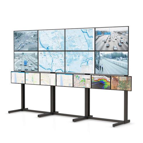 772515 multiple monitor wall mounts with monitor screen