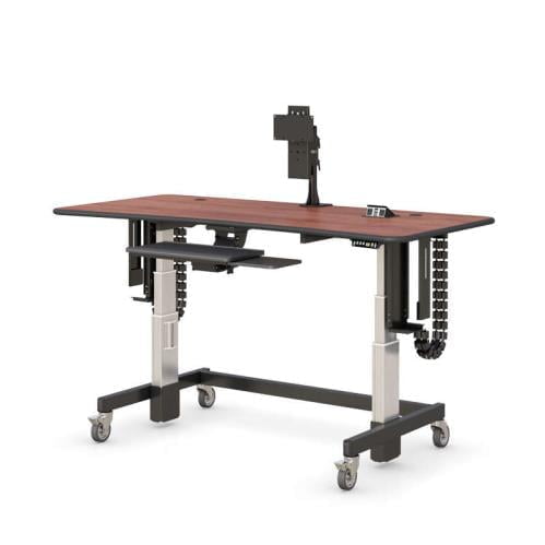 772554 ergonomic adjustable tall desk