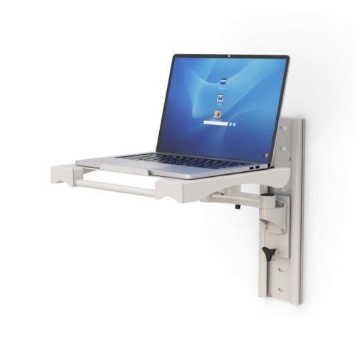 772570 wall mounted track laptop tray