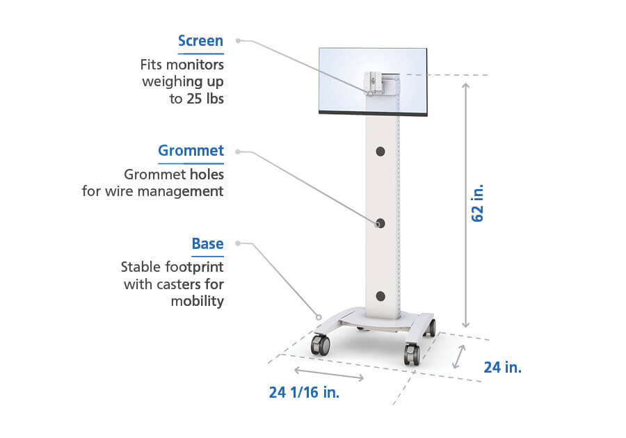 PC Cart with Features