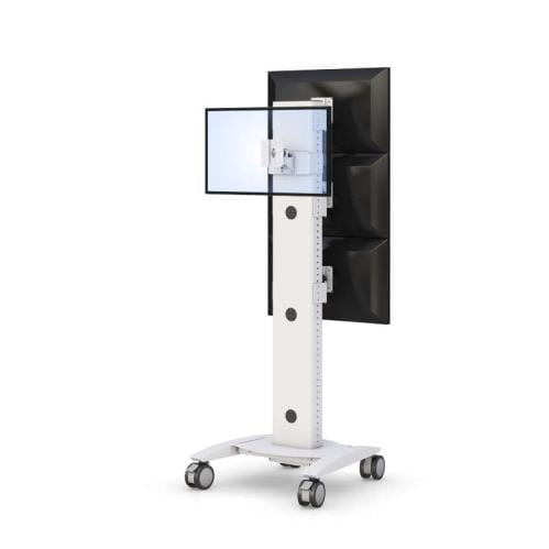 772613 multi monitor display stand cart