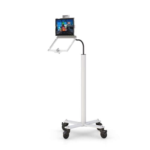 772637 ergonomic tablet kiosk floor stand