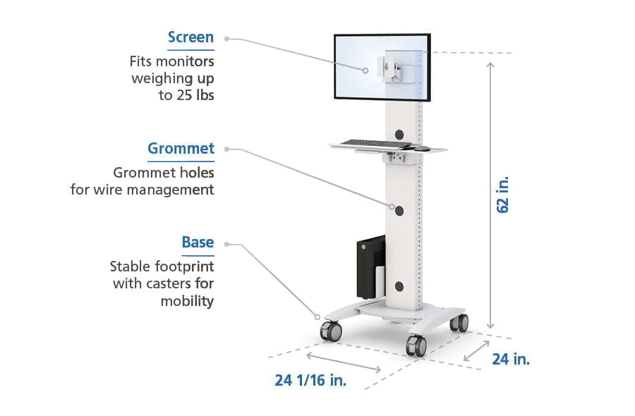 Computer Kiosk Station with Features