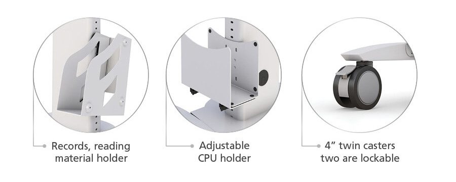 Computer Monitor Floor Stand Accessories