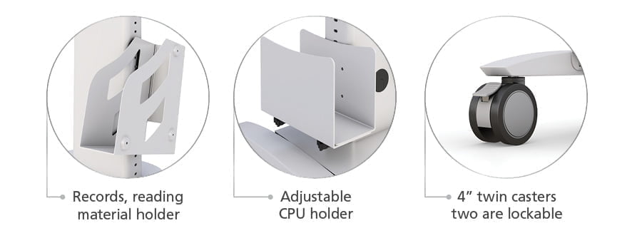 Computer Monitor Floor Stand Accessories