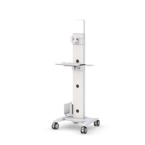772678 height adjustable mobile monitor stand