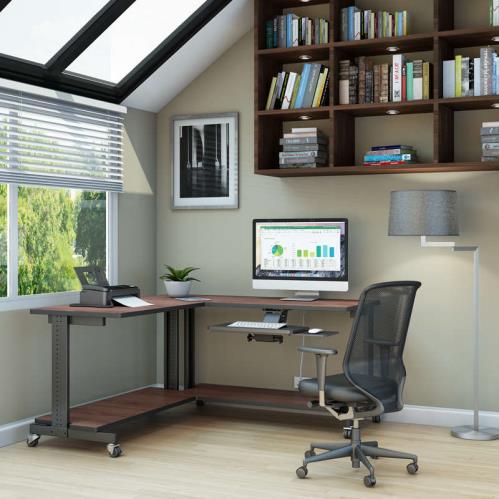 772709 l shaped office and home computer desk
