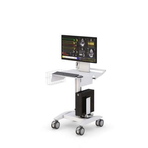 772735 modern ergonomic mobile point of care medical cart