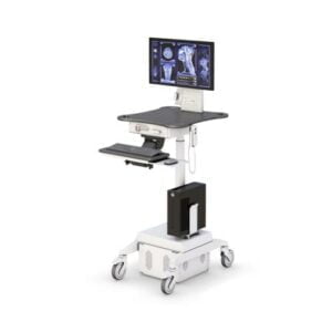 772737 rolling point of care medical computer cart