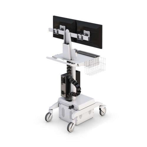 772740 mobile hospital medical computer cart