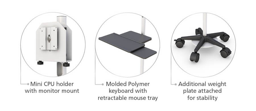 Medical PC Cart Accessory