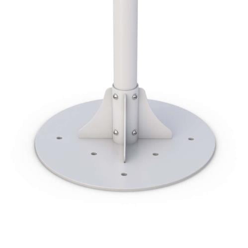 772771 pole stand computer mounting workstation floor mounted base