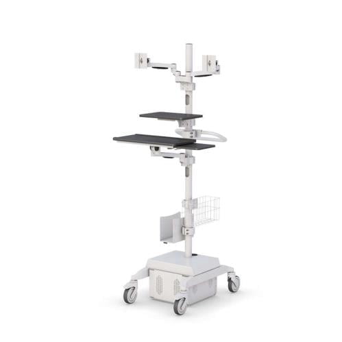 772774 mobile healthcare computer stand on wheels