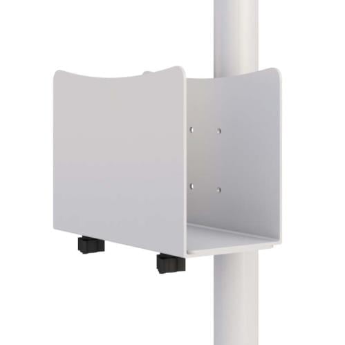 772776 floor mounted hospital computer stand pole mounted cpu holder
