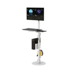 772776 floor mounted medical computer stand