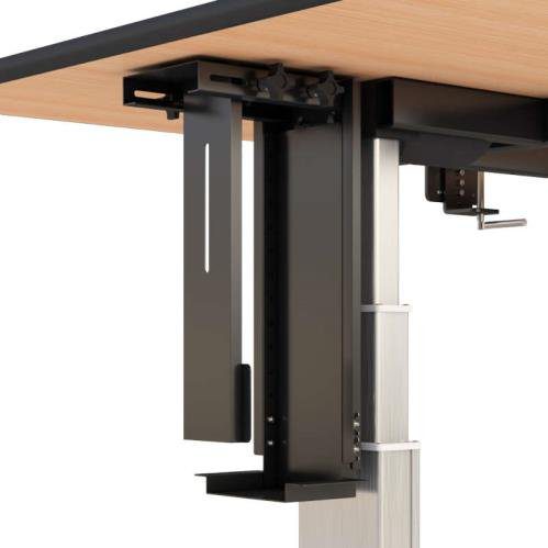 772791 ergonomic height adjustable standing desk cpu holder