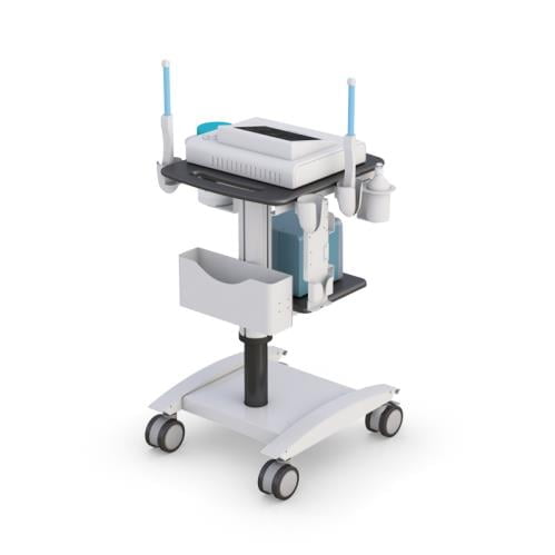 772804 portable hospital ultrasound machine cart trolley