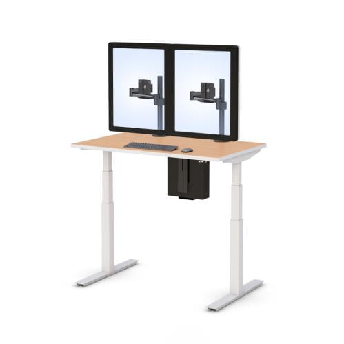 772809 electronic height adjustable desk with simple control buttons