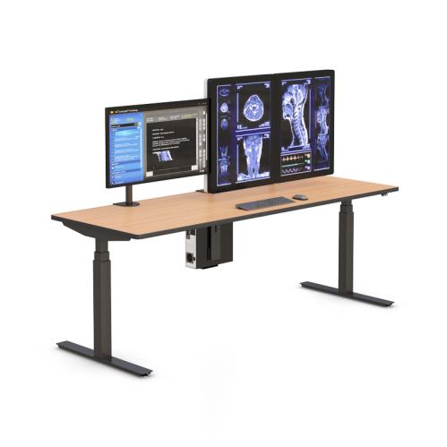 772814 remote workstation for home use with monitor mounts