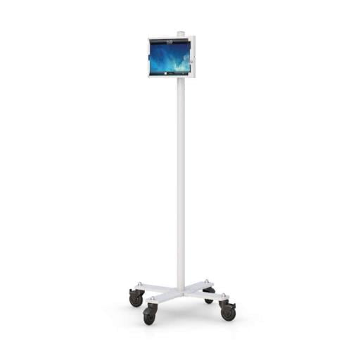 772815 mobile tablet cart with lockable frame holder and available accessories