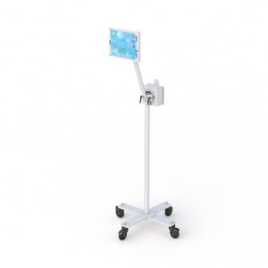 772820 mobile tablet cart with extended arm