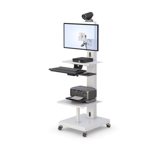 772825 mobile telehealth remote connection medical cart