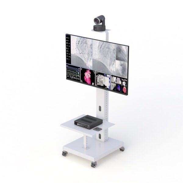 video conferencing mobile cart for virtual meetings jpg