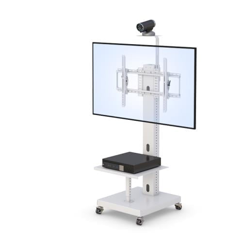 772827 video conferencing mobile cart for virtual meetings