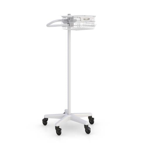 772871 mobile cart with locking wire top basket
