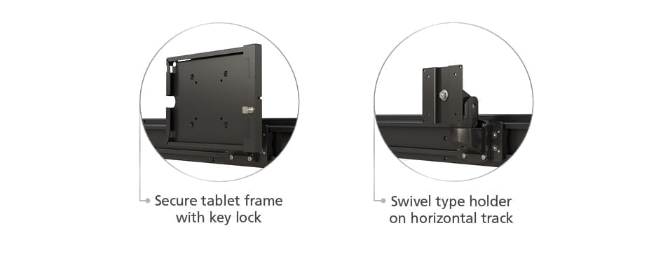 2 Tablet Holder Wall Mount Bracket specs details