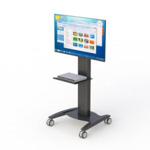 Computer monitor stand by AFC, designed for ergonomic support and improved workspace organization.