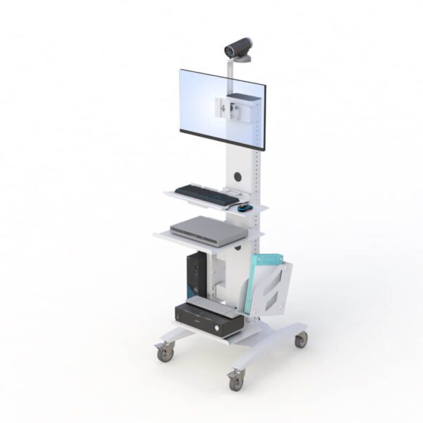 Computer Rolling Workstation for Healthcare Professionals