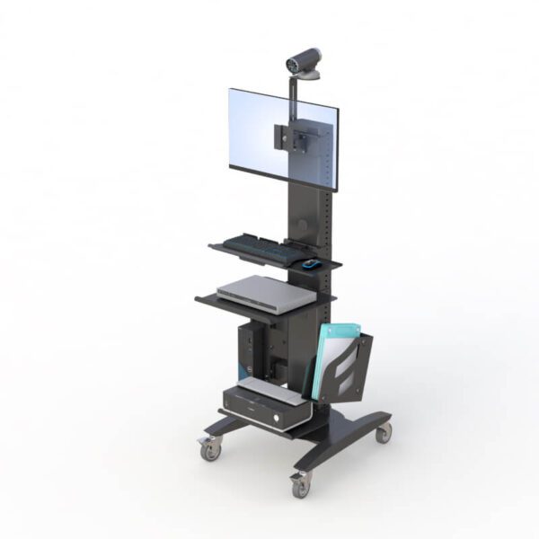 Computer Rolling Workstation for Healthcare Professionals