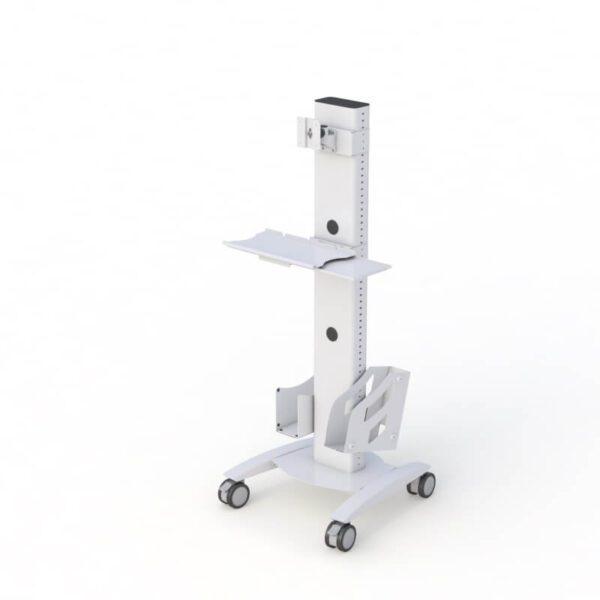 Ergonomic Height Adjustable Rolling Medical Equipment