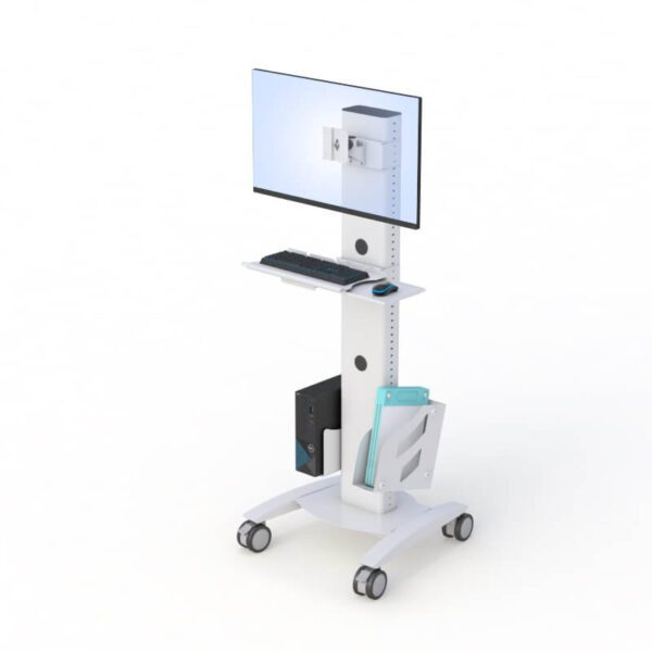 Height Adjustable Rolling Medical Equipment