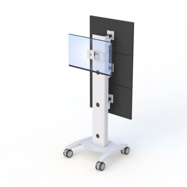 Mobile Monitor Display Cart