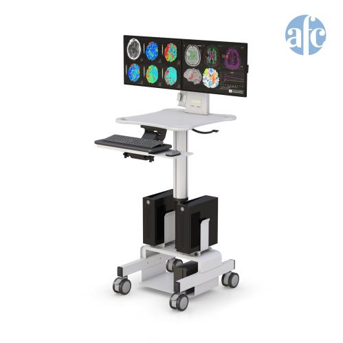OEM 10 powered hospital computer cart