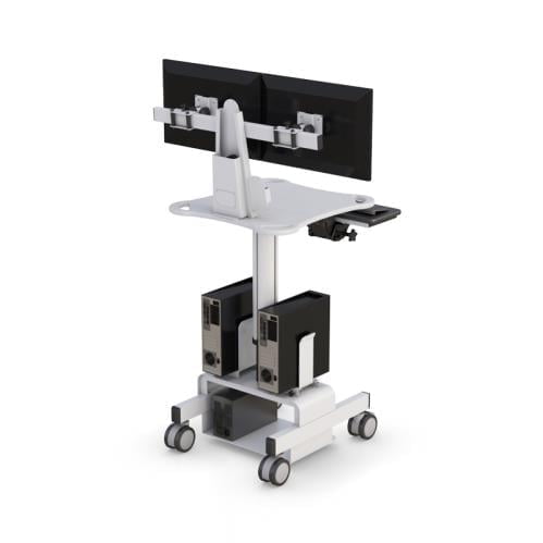 OEM 10 rolling powered hospital computer cart