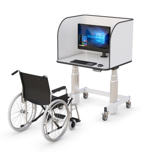 OEM 15 height adjustable computer desk cart