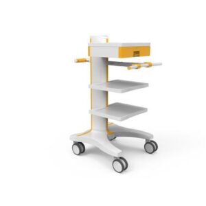 OEM 25 two level tray medical cart with drawer