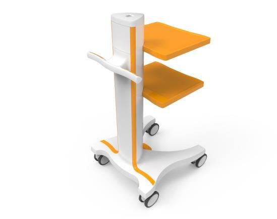 OEM 27 ergonomic two level tray medical utility cart