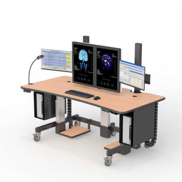 Radiology Workstation Uplift Desk