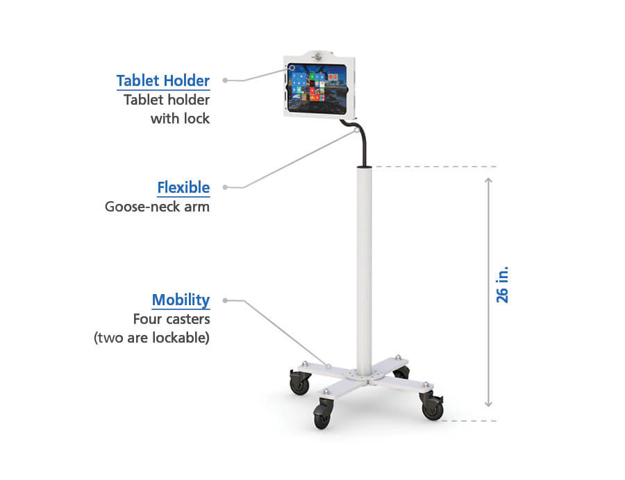 Tablet Kiosk Floor Stand choices specs