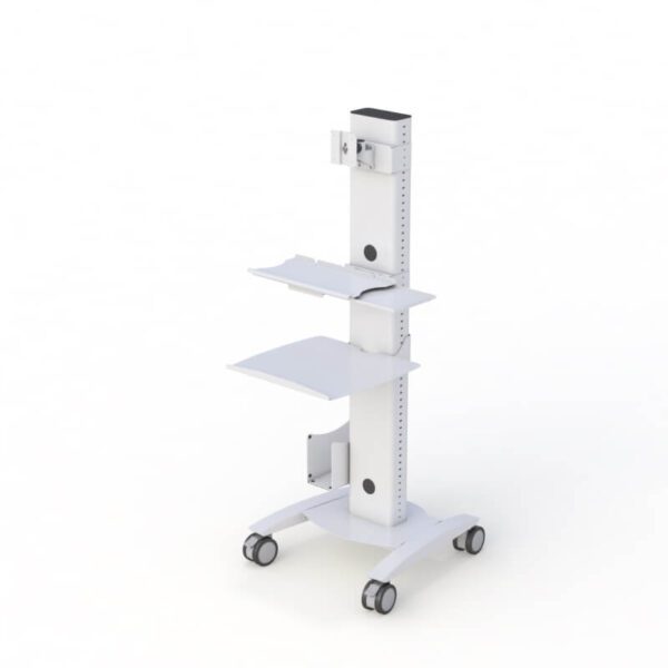 computer and LCD monitor display rolling stand