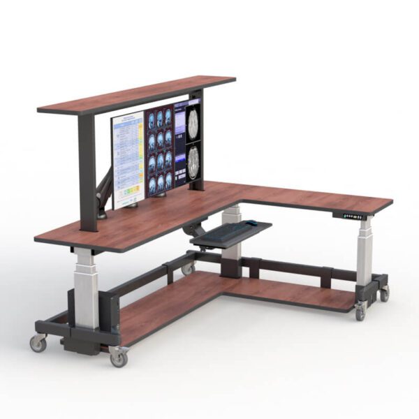 ergonomic adjustable standing movable desk