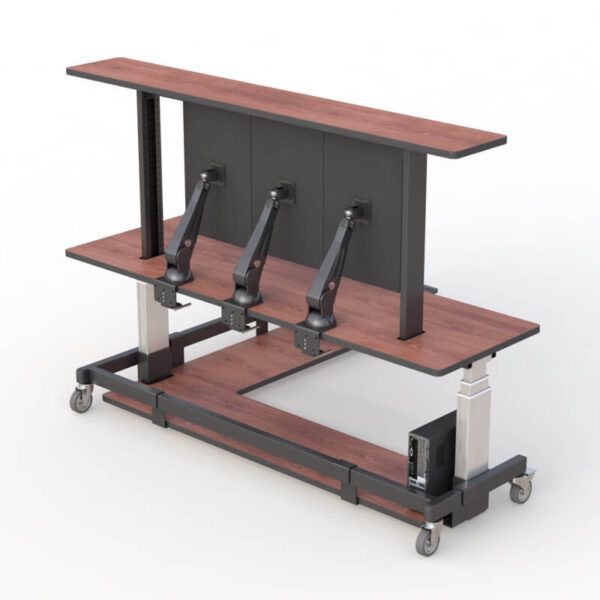 ergonomic height adjustable standing movable desk