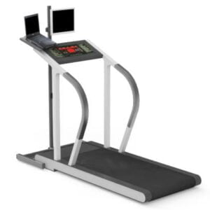 laptop and monitor mount stand treadmill accessory